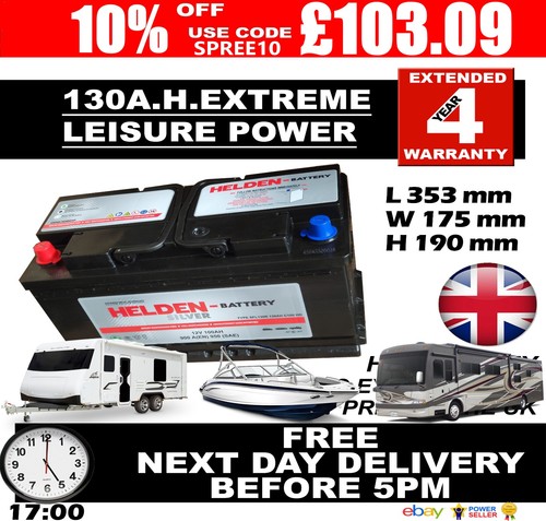 12v 130ah 130 leisure - 12v, ah