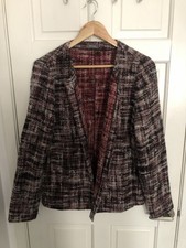 Basler Wool Mohair Jacket Women 16 Open Front