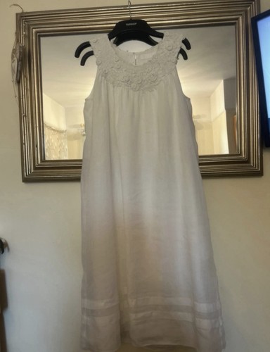 Nicole farhi 100 ramie dress - 100%,