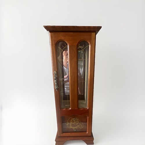 Vintage wooden jewelry armoire - wooden,