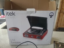 iTek USB Vinyl Turntable Retro