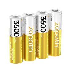 4 x AA Li ion Rechargeable