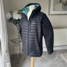 Rab  Jacket Womens UK 14 Black Pertex Nikwax