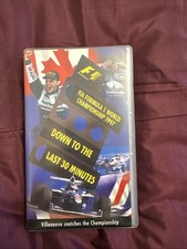 F1 97 Down To The Last 30 Minutes VHS Video Tape - F1 1997 Season Review By Duke