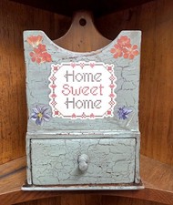 Vintage Wood Wall Organizer