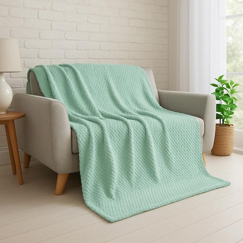 Luxury popcorn waffle fleece - waffle,