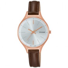 Pulsar Ladies Leather Strap