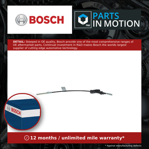 Handbrake cable fits - fits, ford