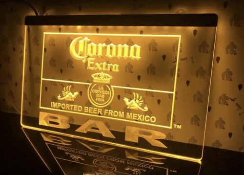 Corona extra bar beer led - bar,