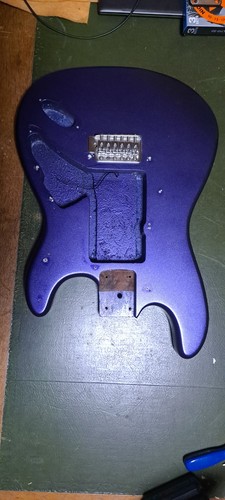 Purple style guitar body - style,