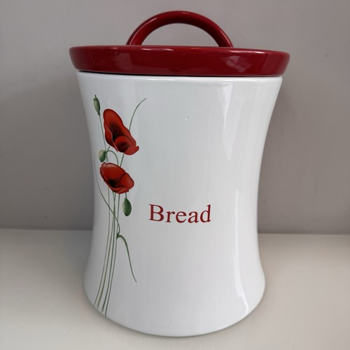Large ceramic bread - bin, crock