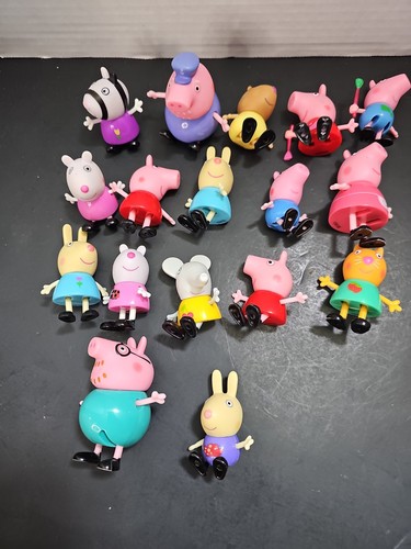 Lot peppa pig figures - of,
