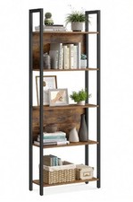 Rustic Wood Bookcase Bookshelf