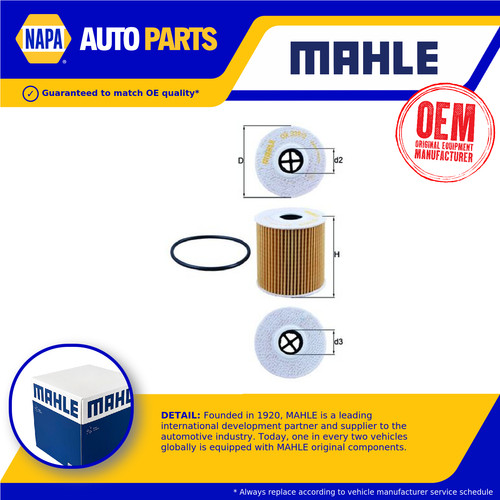Oil filter ox339 mahle - oil,