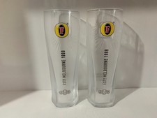 Fosters Lager Pint Glasses x 2