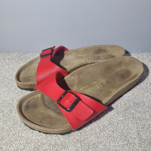 Birkenstock madrid bright red - madrid,