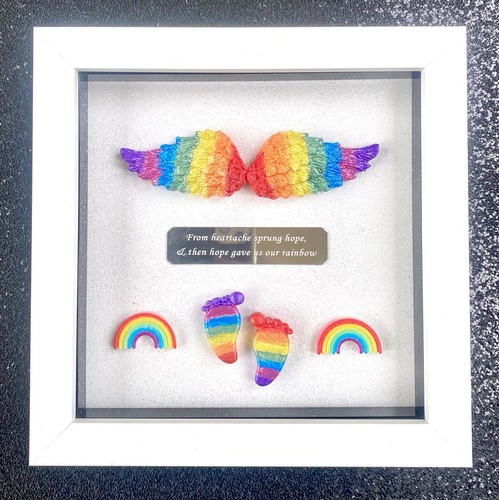 Rainbow baby angel wings - angel,