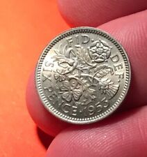 72nd BIRTHDAY QE II 1953 MINT CONDITION LUCKY SIXPENCE CORONATION YEAR