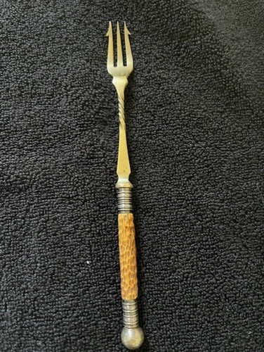 Pickle fork very ornate - ornate,