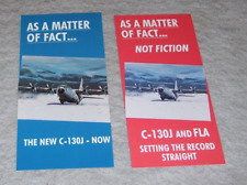 Two LOCKHEED UKISG C-130J HERCULES AND FLA BROCHURES c 1994