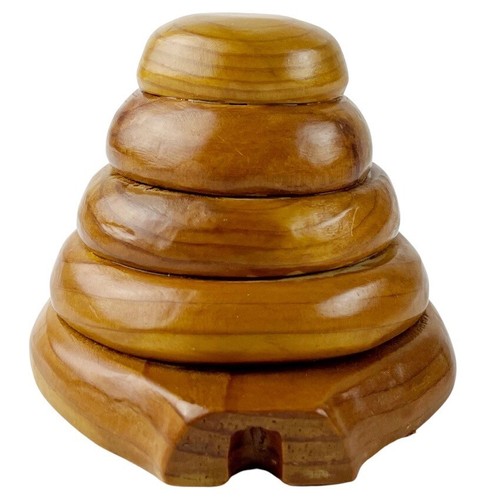 Primitive carved wood - carved,