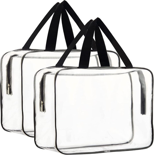 Clear toiletry bags - toiletry, pcs
