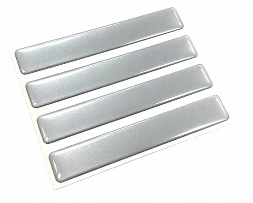 Silver stickers decals - 4, stickers/decals
