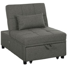 HOMCOM 4-in-1 Pull Out Sleeper