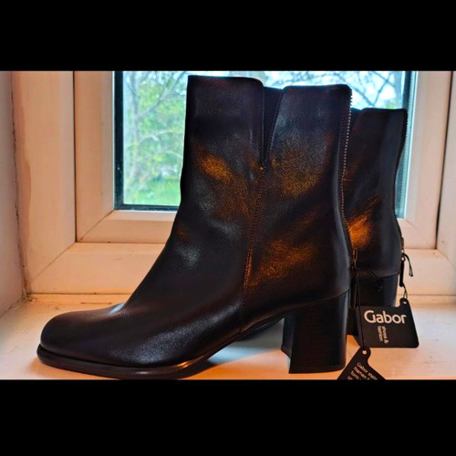 Gabor women black - black, leather