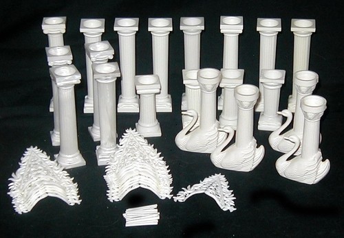 Vintage wilton cake pillars - vintage,