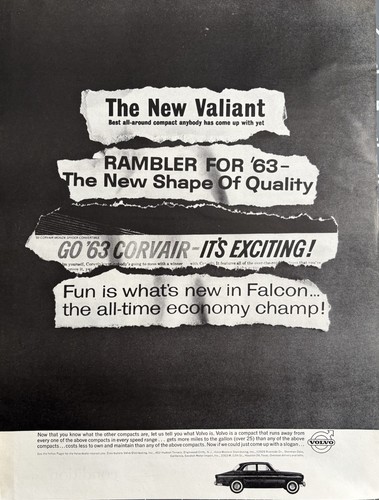 1963 volvo original vintage - original,
