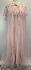 Vtg Unbranded 2 Pc Peignoir