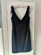 1980s /90s Vintage Black Satin