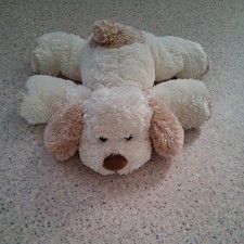 MARKS & SPENCER M&S -  retired Cosies Dog soft comforter plush, red collar NEW