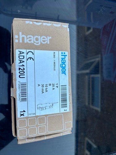 Hager b20 rcbo - b20, a