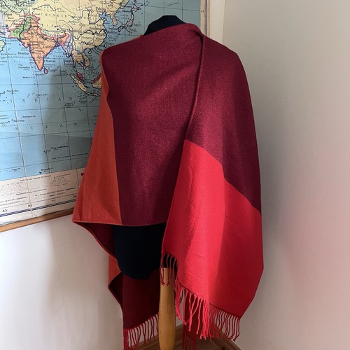 Shawl wrap orange - wrap,