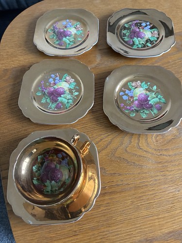 Stanley bone china - china, gilt