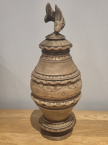 Vintage hand carved wooden - hand,