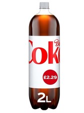 Diet Coke 6 x 2L  Bottles Pop  Full Case Free Delivery