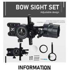 Compound Bow Wrapped Archery Bow Sight Micro Sight Pointer Scope Magnified lens