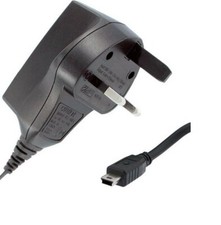 UK Mains Wall Plug Charger For GARMIN Nuvi Sat Nav 1270 1290 1300 1310 1340 1350