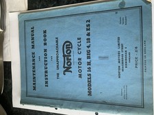 Norton Big 4es3 Maintance Book