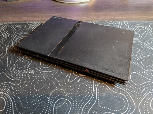 Playstation ps2 slim black - playstation, 2,