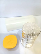 25x2018 Canada Maple Leaf 1 oz Silver Coins Full Tube of 25 Bullion Coins