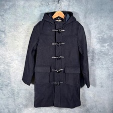 John Lewis Heirloom Kids Navy Wool Duffle Coat Age 12|Premium Winter Jacket BNWT