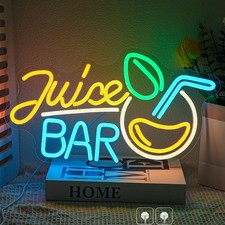 Juice bar neon light - bar,