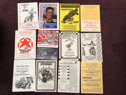 Speedway programmes 12 - speedway, x