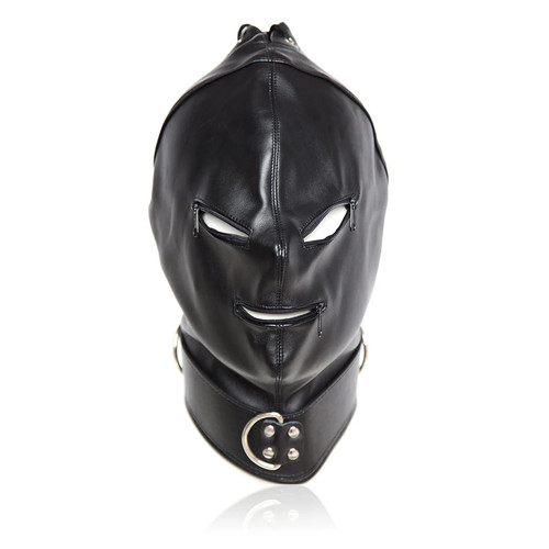 Black faux leather bdsm - faux,