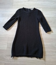 Zara Black Chunky Cotton Knit