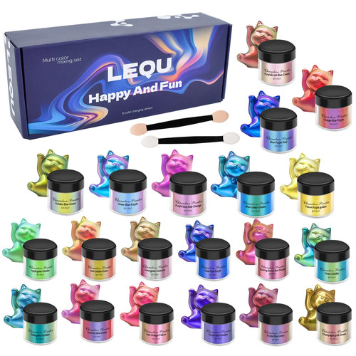 Chameleon powder nail chrome - chameleon,